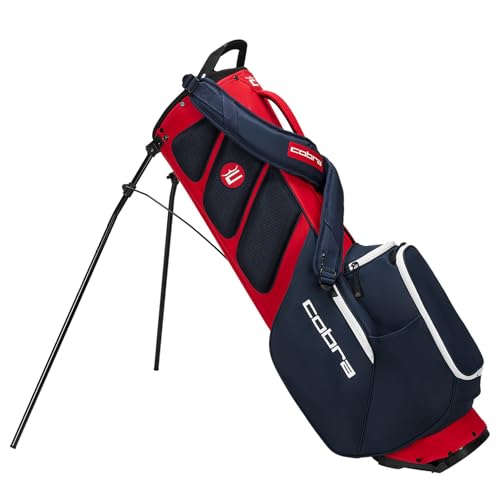 Cobra Ultralight Pro Stand Golf Bag - color: Club Navy/Strong Red
