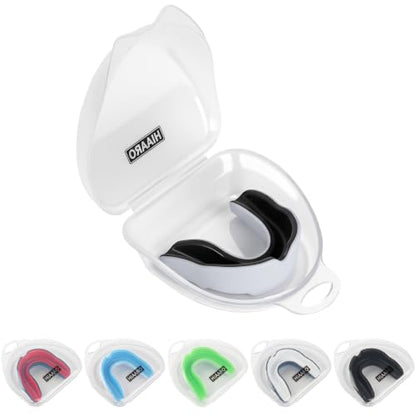 6 Pack Sports Mouthguard, Kids & Youth Mouth Guard with Case for Boxing, MMA, Hockey, Soccer, Basketball, Size S - size: Small (Under 7 Year old)