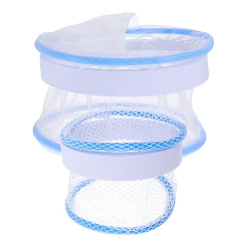 Aquarium Breeding Chamber and Fish Isolation Box, Floating Nylon Mesh Hatchery Tank with Ventilated Lid for Guppy Fry and Betta Nursery in Home Aquariums