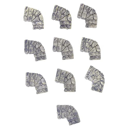 10pcs Fairy Garden Decor Rocks Aquatic Gravel Landscape Stones for Fish Tank