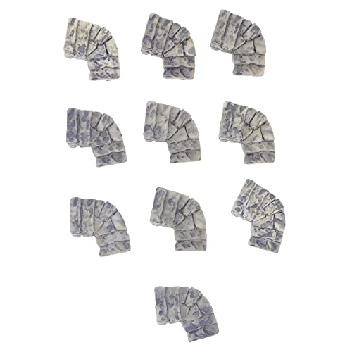 10pcs Fairy Garden Decor Rocks Aquatic Gravel Landscape Stones for Fish Tank