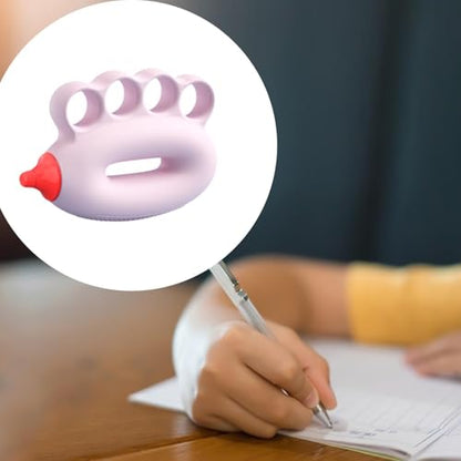 Colaxi Kids Hand Grip Strengthener,Hand Exercise Ball,Multiple Resistance Levels Ergonomic 10–15 Strength Train,Finger Exerciser - color: pink