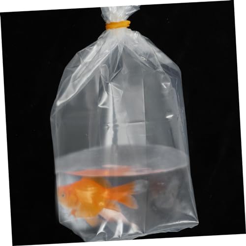 Toddmomy 50pcs Ornamental Fish Packing Bags Lightweight Fish Transport Containers for Aquarium Shipping and Safe for Live Transport
