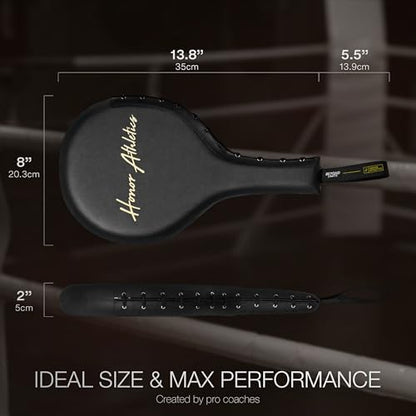 Honor Athletics Professional Boxing and MMA Punching Paddles (Pair)