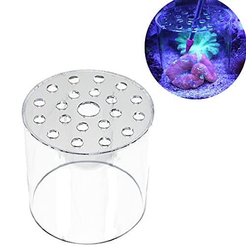 Aquatics Acrylic Coral Feeding Protection Cover for Aquarium Fish Tank Feeder (100x120mm)