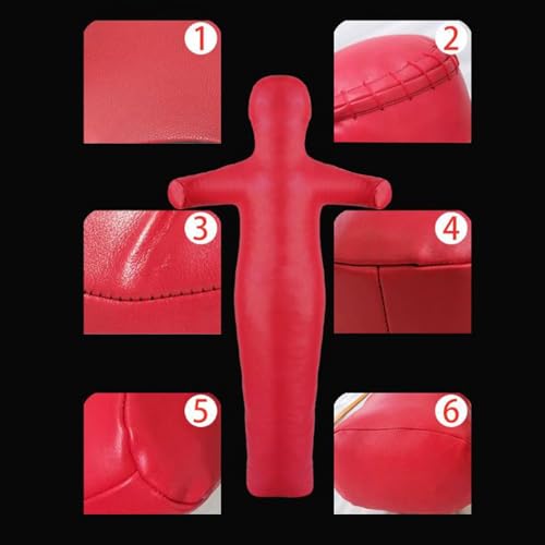 Unfilled Practice Dummy for Karate, Sanda, MMA, 150cm (59 inch) PU Boxing Training Mannequin
