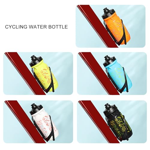Squeeze Cycling Sports Water Bottle for Biking and Outdoor Activity, Cycling Squeeze Bicycles Bicycles - color: Yellow
