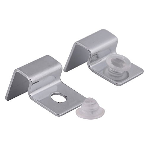4pcs Stainless Steel Fish Glass Cover Support Bracket, Aquarium Cover Glass Clip Holder Lid Bracket Fish (6mm)
