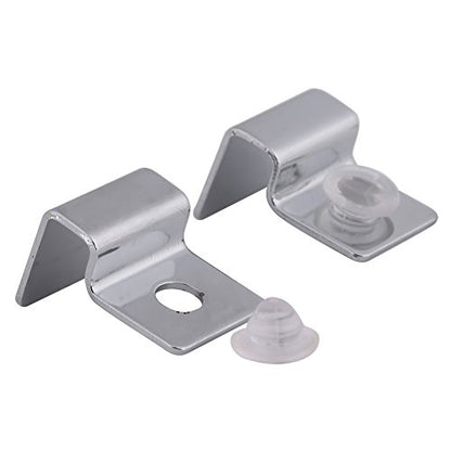 4pcs Stainless Steel Fish Glass Cover Support Bracket, Aquarium Cover Glass Clip Holder Lid Bracket Fish (6mm)