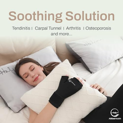 Wrist Ice Pack Wrap - Hot and Cold Gel Thumb & Hand Ice Pack Glove for Arthritis Relief | Microwavable & Freezer Safe, Dual Therapy for Carpal Tunnel, Tendonitis, Swelling, Targeted Relief for Hand - style: Arthritis Glove