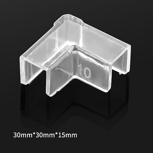 4PCS Fish Edges Protector Clear Fish Tools Clear Aquarium Fish Glass Cover Protector Easy Install - 5mm - size: 5mm