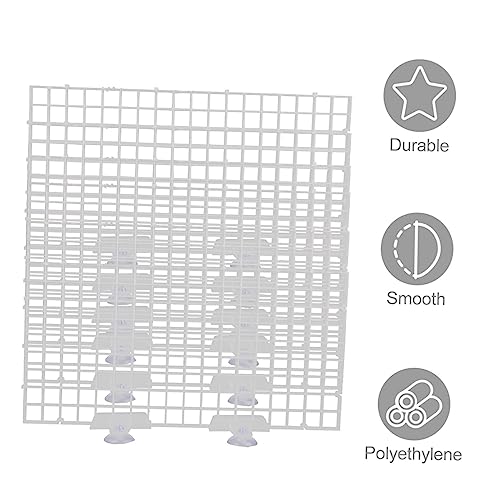 KESYOO 1 Set Aquarium Divider Isolation Board Fish Tank Supply with Suction Cups for Breeding Separating Aggressive Fish