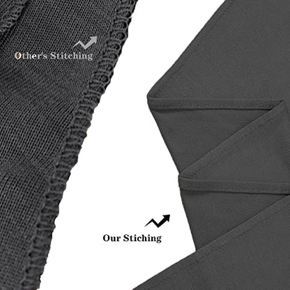 Soft Stretch Head Wrap Scarfs Long Turban Head Wrap Tie for Women - color: Dark Gray
