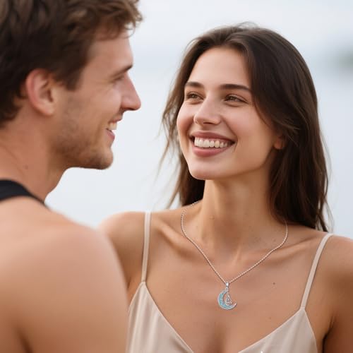TIGER RIDER Allah 925 Sterling Silver Necklace Islamic Muslim Pendant Amulet Protector Jewelry Gift for Women Birthday Christmas