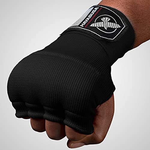 Hayabusa Quick Gel Boxing Hand Wrap Gloves - color: Black, size: X-Large