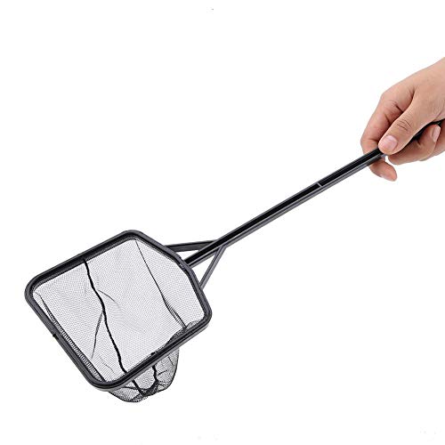 Net - Lightweight Nylon Fish Fishing Net with Plastic Handle (S) - color: S