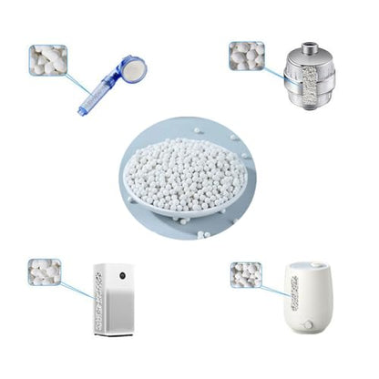 200 Gram Humidifier Cleaner Refill Replacement Nano Silver Ceramic Cleaning Ball for Humidifiers Demineralization Cartridge Containers Filters Fish Tank Purifies Water Eliminates Dust Odor