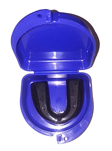 Lacrosse Mouthguard Case Mouth Guard Retainer Case - Live Love Lax - color: Blue