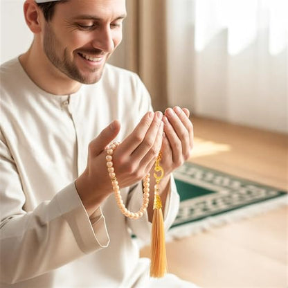 Ramadan Eid Gifts - 12 Sets Bulk Muslim Prayer Beads with Boxs Eid Mubarak Party Favors Gifts Islamic Party Supplies Religious Jewelry Favors for Ramadan Wedding Islamic Festival Birthday