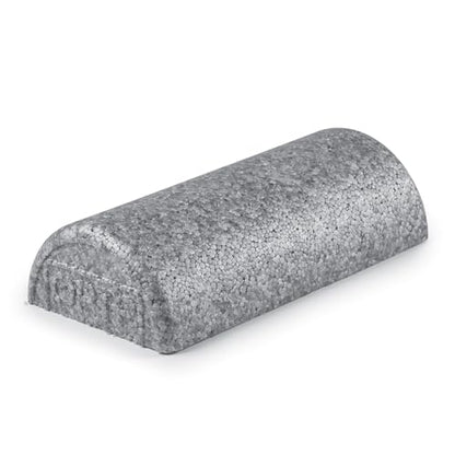 OPTP Silver AXIS Moderately Firm Foam Roller – Half-Round, Silver, 12" x 3" | Moderate density for sports medicine, physical therapy, Pilates, yoga - myofascial release on trigger points - size: Silver - 12" x 3" Half-round