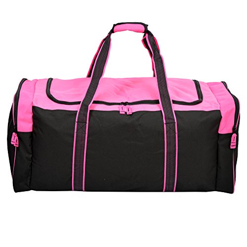 튼튼한 멀티 포켓 내구성 스포츠 체육관 장비 여행 더플 백 - color: XL 91.4cm(36인치) 핑크, size: 36IN