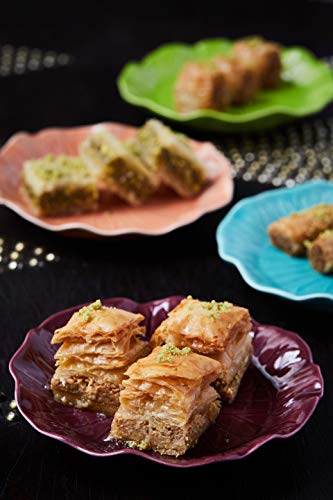Cedar Pastries 19 Piece Baklava Assortment – Mediterranean Dessert Gift Box – Pistachio, Cashew & Walnut Phyllo Pastries – Gourmet Middle Eastern Sweets – Kosher & Halal Certified - size: 16 Ounce (Pack of 1)
