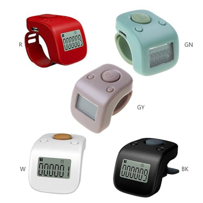 Digital LCD Tally Counter Rechargeable Counter 6 Channel Counting 6 Digit Beads Prayer Counter