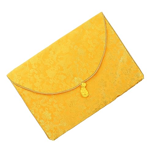 Ethnic Style Buddhist Scriptures Bag Small Pouch Bag Brocade Embroidery Quran Cover Case