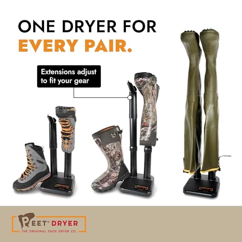 PEET, Original Dryer, Electric Shoe Dryer, Work Boots, Outdoor Gear, Athletic Gear, Silent,Energy-Efficient, Made in USA - style: Original - Wader Dryer