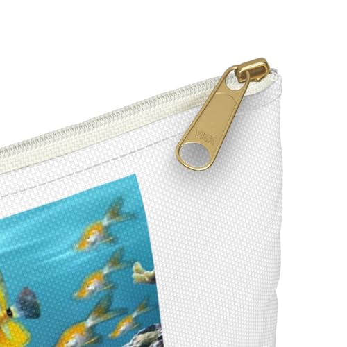 3dRose Graphic Design of Aquarium Style Accessory Pouch Small - size: Small