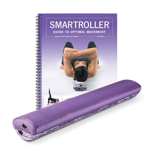 OPTP SMARTROLLER Package - Includes One Guide to Optimal Movement Exercise Book by Stacy Barrows and One SMARTROLLER 36 Inch Foam Roller for Back and Body - 36" x 6" x 4" Roller