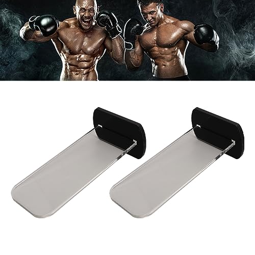 Glove Stand for Boxing, 2Pcs Acrylic Boxing Glove Stand Vertical Boxing Glove Display Stand Acrylic Gloves Holder for Boxing Collectors (Black) - color: Black