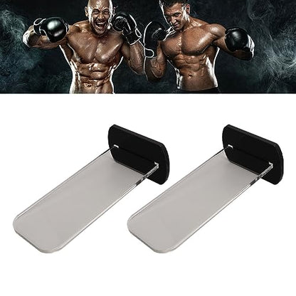 Fdit 2Pcs Acrylic Boxing Glove Stand, Vertical Boxing Glove Display Stand Baseball Glove Display Stand Acrylic Gloves Holder (Black)
