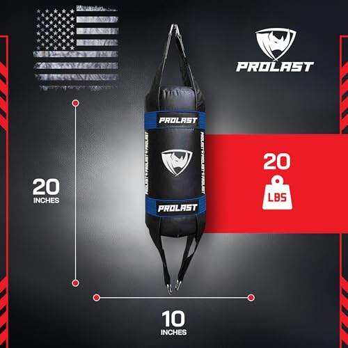 Small Double End Hanging Punching Bag, Boxing, Muay Thai, MMA Training Equipment, Cylindrical, Portable, Filled, Lightweight - color: Blue