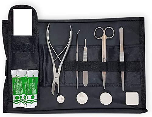 Stainless Steel Coral Frag Starter Kit, 5 Basic Tools,Frag mounts and Coral Glue