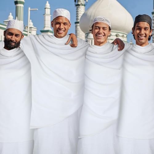 Ahram Ihram Ehram for Hajj and Umrah Islamic Ihram Clothing for Men Umrah White Hajj Gifts