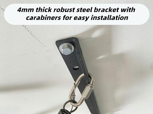 Heavy Bag Hanger Noise and Vibration Dampening Design Ceiling or Open Floor Joist Mount for Heavy Punching Bags - color: A.Up to 140 LBS