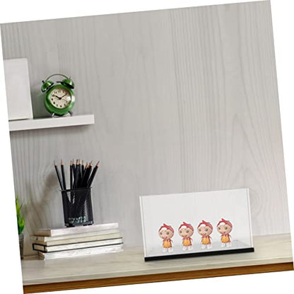 VICASKY Acrylic Boxing Gloves Display Box Stands for Display Storage Case for Figurine Rack