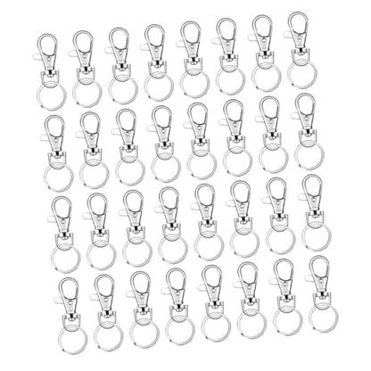 Housoutil 160-Piece Lobster Clasp Keychain Accessory Set Metal Dog Buckles Spring Snap Hooks for Bags Luggage and DIY Projects