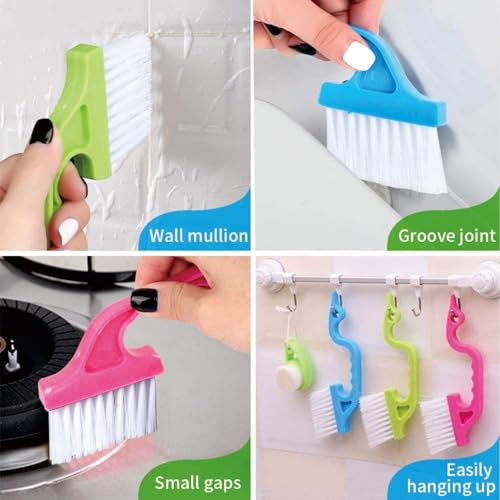 14 Pcs Crevice Cleaning Brush, Corner Brush, Screen Cleaner Brush, Cleaning Tools for Housekeeping, Garbage Disposal Cleaner Brush, Window Track Cleaning Tools, Kitchen - size: 14piece