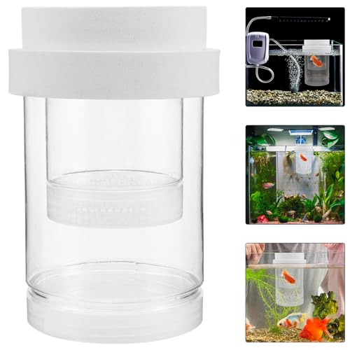 DOITOOL Fish Breeding Isolation Box for Aquarium – Floating Hatchery Incubator Small Coarse and Medium Fine Mesh Nets – Fish Separator Suitable for Guppy Betta Shrimp Fry Nursery