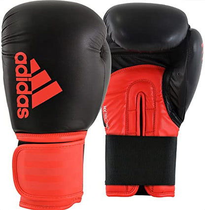 Adidas Hybrid 100 Boxing Gloves – Adult Boxing Gloves for Sparring, Training & Heavy Bag – Kickboxing Gloves for Women & Men - size: 14 oz