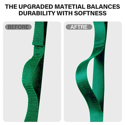 Yoga Stretch Strap – Multi-Loop Elastic Resistance Band for Exercise, Stretching, and Physical Therapy