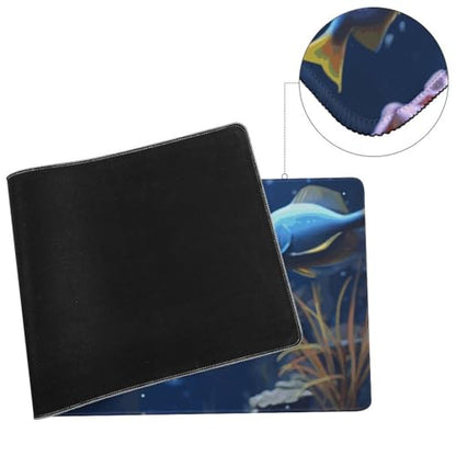 Large Size Gaming Mouse Pad Fishs Desk Mat Non-Slip Base Waterproof Desktop Writing Pad for Office Home - color: Fishs, size: 30x80cm