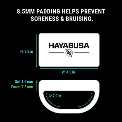 Hayabusa Boxing Knuckle Guards - color: White, size: Small-Medium