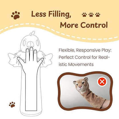 Cat Wrestling Glove, 22 inch Cat Puppet Wrestler with 3 Catnip Pouches & 3 Layer Resistant Protection, Interactive Cat Toy with Removable Bell for Boredom Relief & Mental Stimulation, Chicken - color: Chicken