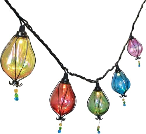 Vigdur Multicolor Outdoor String Lights with 10 Bulbs Connectable Waterproof, Indoor Outdoor Patio Light for Party Wedding Bedroom Cottagecore Decor - color: Culinan