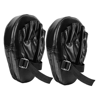 GALPADA 2Pcs Padded Strike Shield for Boxing Training Hand Target for Punching Practice Durable Suitable for Kickboxing MMA and Martial Arts