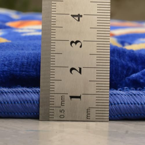 Prayer Rug Muslim Mat Islamic - Padded Very Thick Prayer Rug Sajadah for Men Women with Islam Prayer Beads, Soft and Luxury (31.5" x 47.2", Royal Blue) - color: Blue