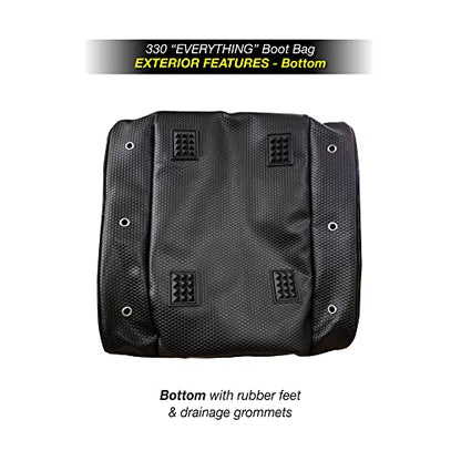 Athalon Everything Boot Bag/Backpack - color: Midnight Black
